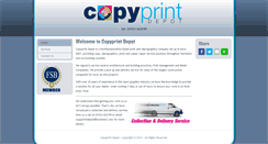 Desktop Screenshot of copyprintdepot.co.uk