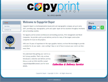 Tablet Screenshot of copyprintdepot.co.uk
